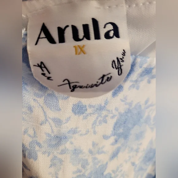 ARULA Light Blue Floral Mini Dress - Picture 10 of 11